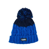 Sea Stripe Blue Beanie