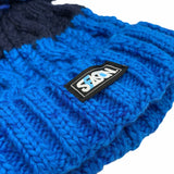 Sea Stripe Blue Beanie