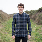 Ocean Check shirt - Navy